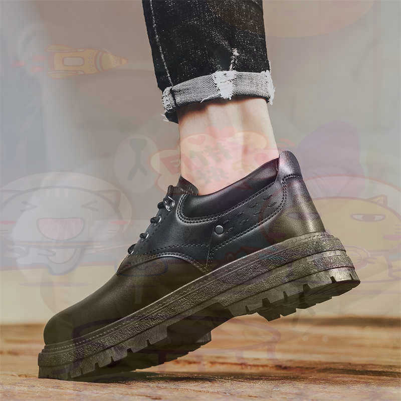 Tech Office Outfits Men - Dunkles Naturleder, modische Turnschuhe, Tennis-Herren-Turnschuhe, modische