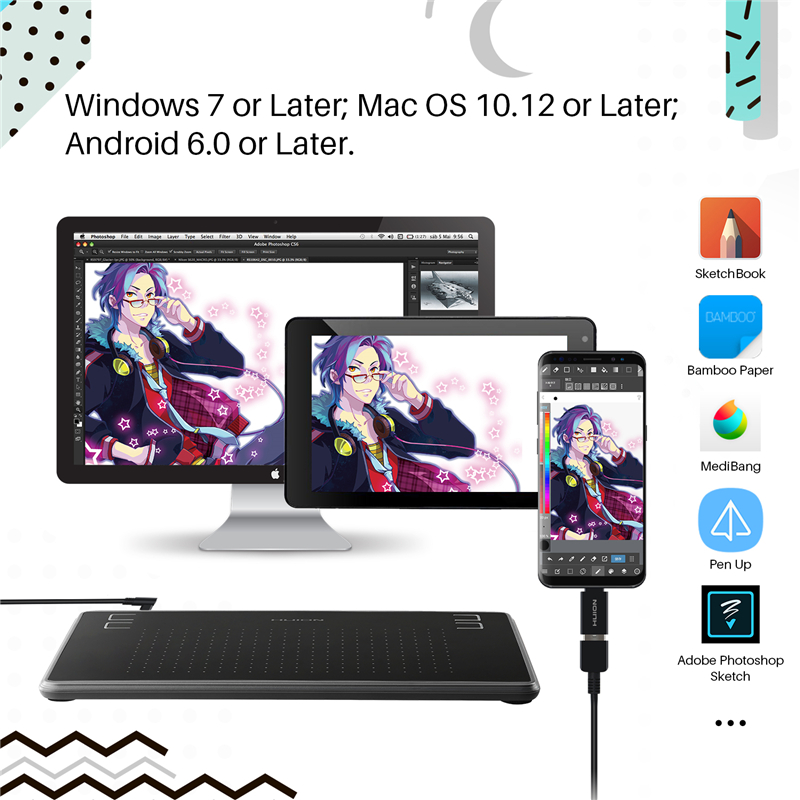 Stock H430P Animations-Design- – Drawing Pad Signature Bewertung und Preis