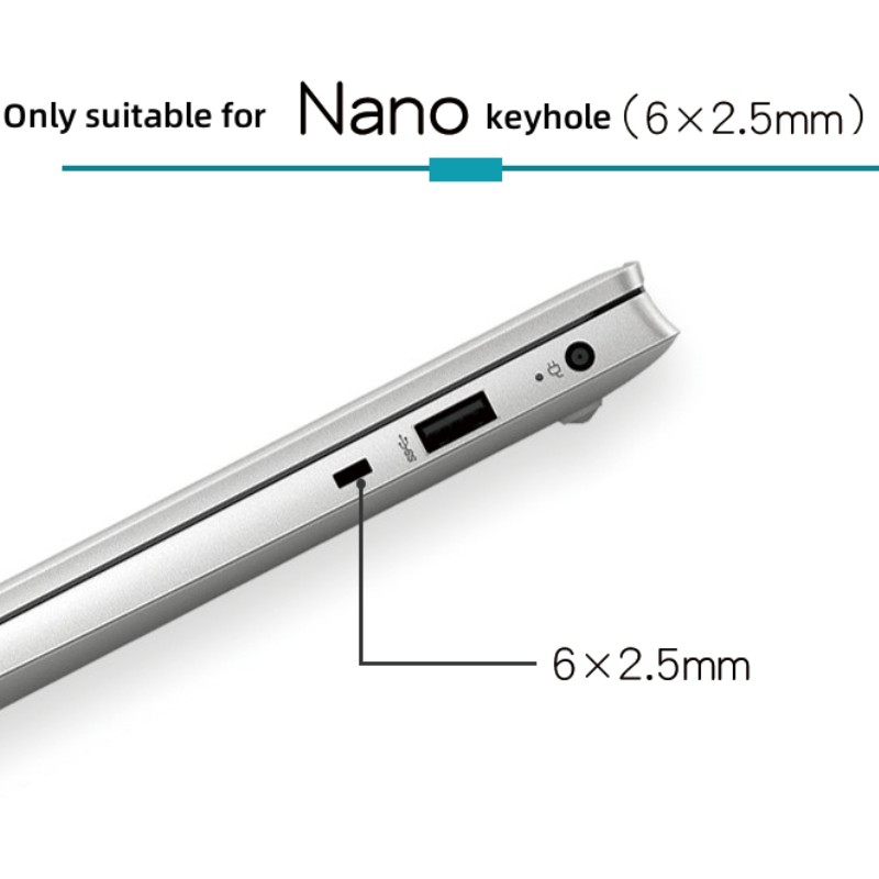 Mini-Laptop-Schlosskabel für L – Pc Security Lock Bewertung und Preis